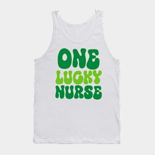 'One Lucky Nurse' St. Paddy's Day T-Shirt Tank Top